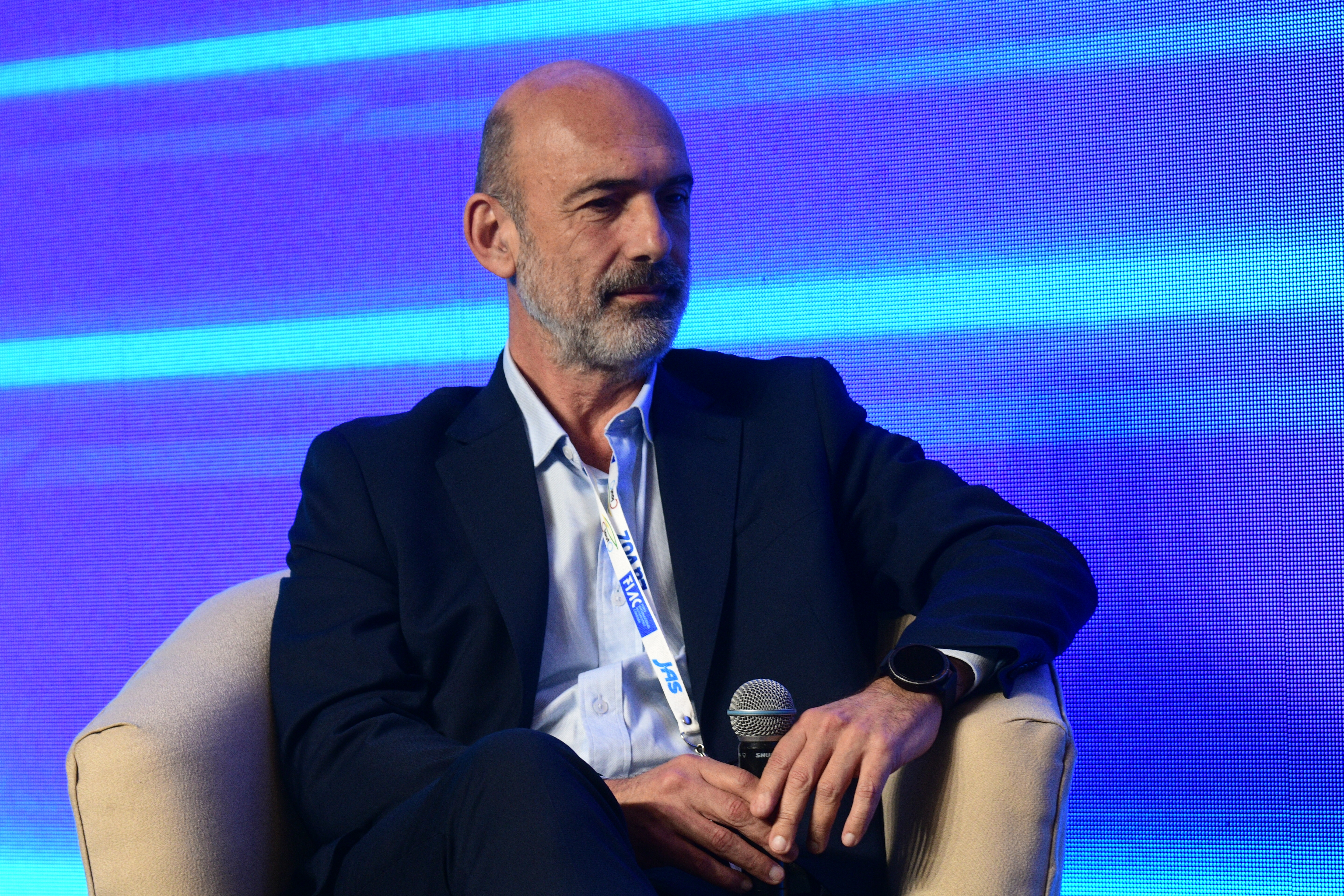 Ricardo Cardozo, de Iveco. (Ramiro Pereyra / La Voz)