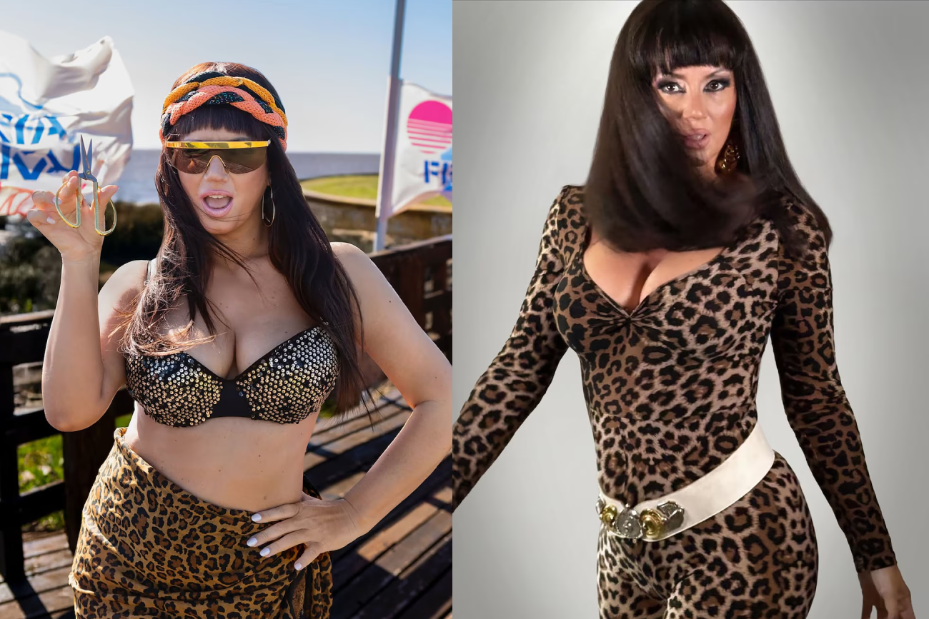 Griselda Siciliani como Moria Casán en la biopic de la diva que saldrá en Netflix. (Foto: Netflix)