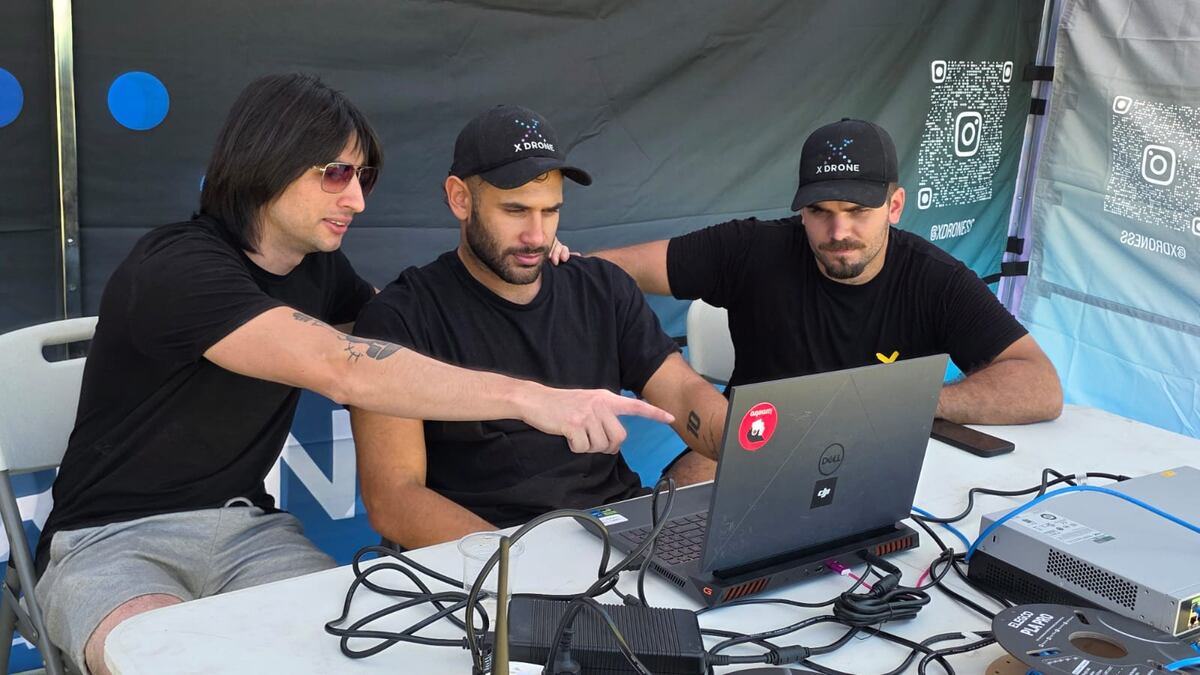 Show de drones en Villa Carlos Paz (Gentileza).