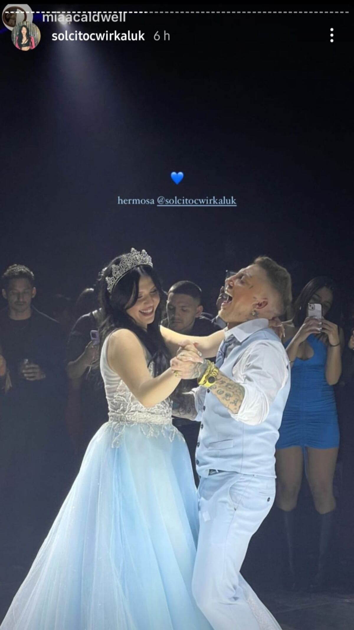 El Polaco con su hija Sol (Captura de pantalla)