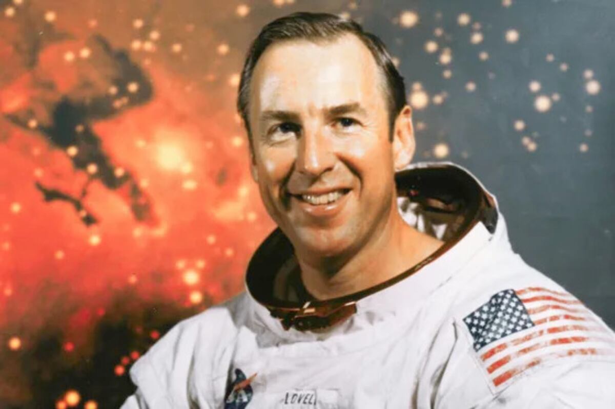 Jim Lovell, líder de la misión Apollo 13