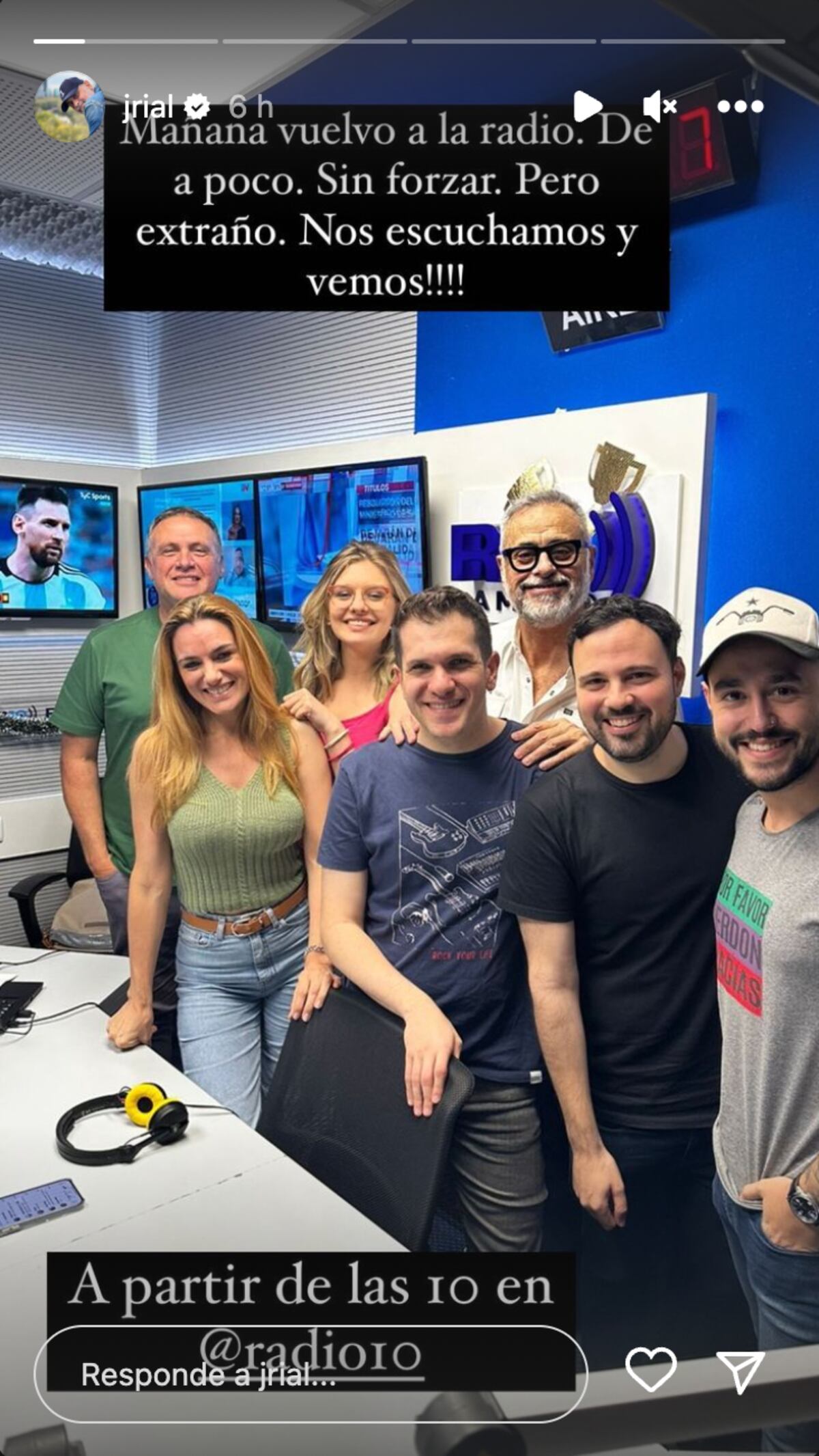 Jorge Rial anunció su regreso a la radio. (Foto: Instagram Jorge Rial)