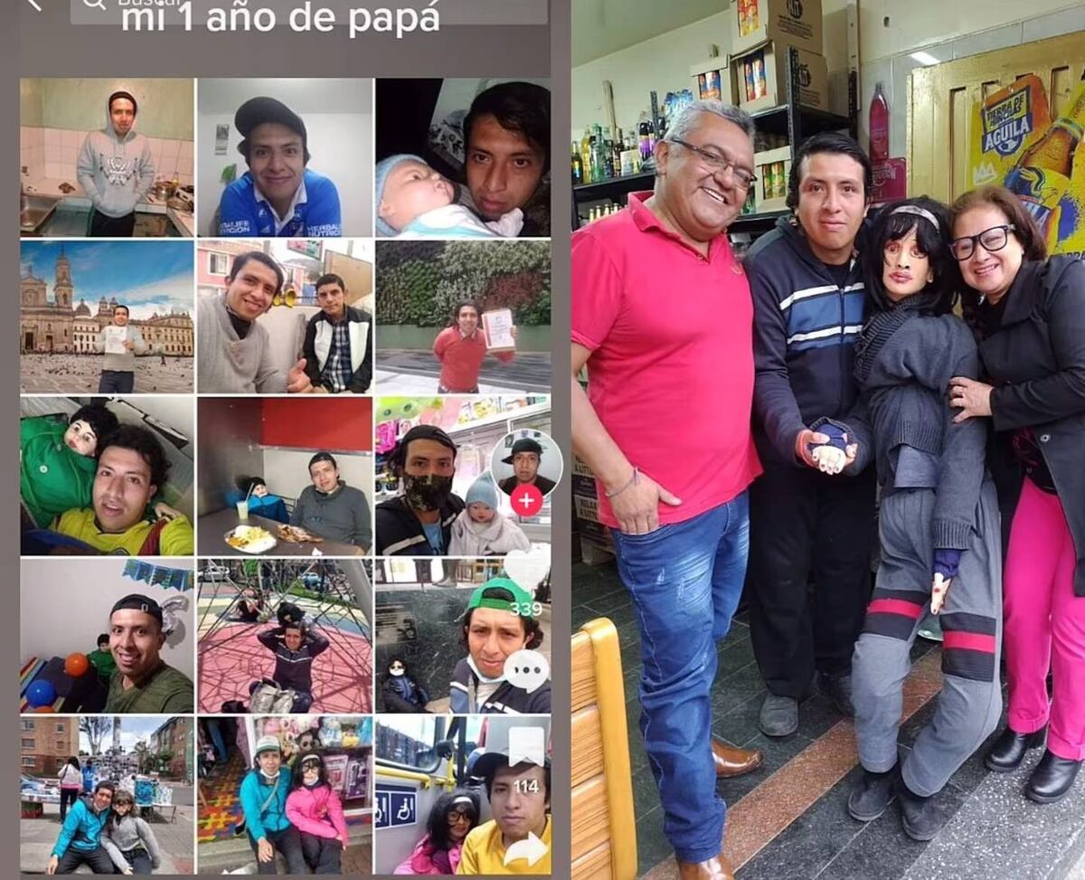 Cristian Montenegro, el colmbiano que saltó a la fama por formar pareja con una novia de trapo, ahora volvió con su ex rea