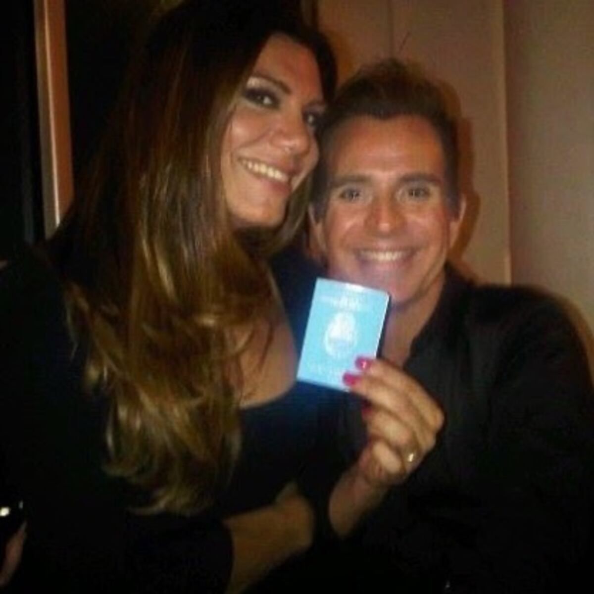 Una de las fotos que publicó Flor de la Ve junto a Jorge Ibáñez para celebrar el Día del Amigo