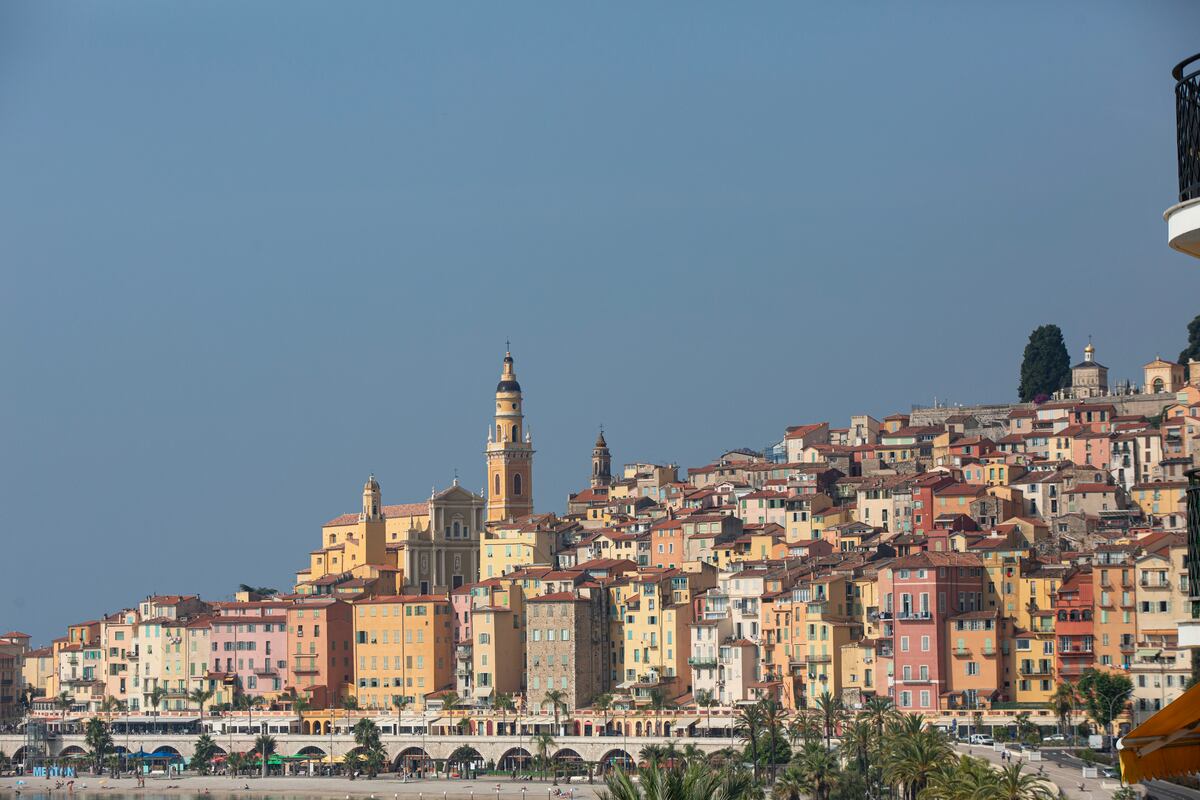 La pequeña ciudad de Menton es un buen lugar para hacer base en el viaje por la Costa Azul.