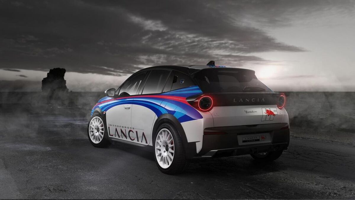 Lancia anunció su regreso a la competición con un guiño al corazón de los fanáticos del rally. (Prensa Stellantis)