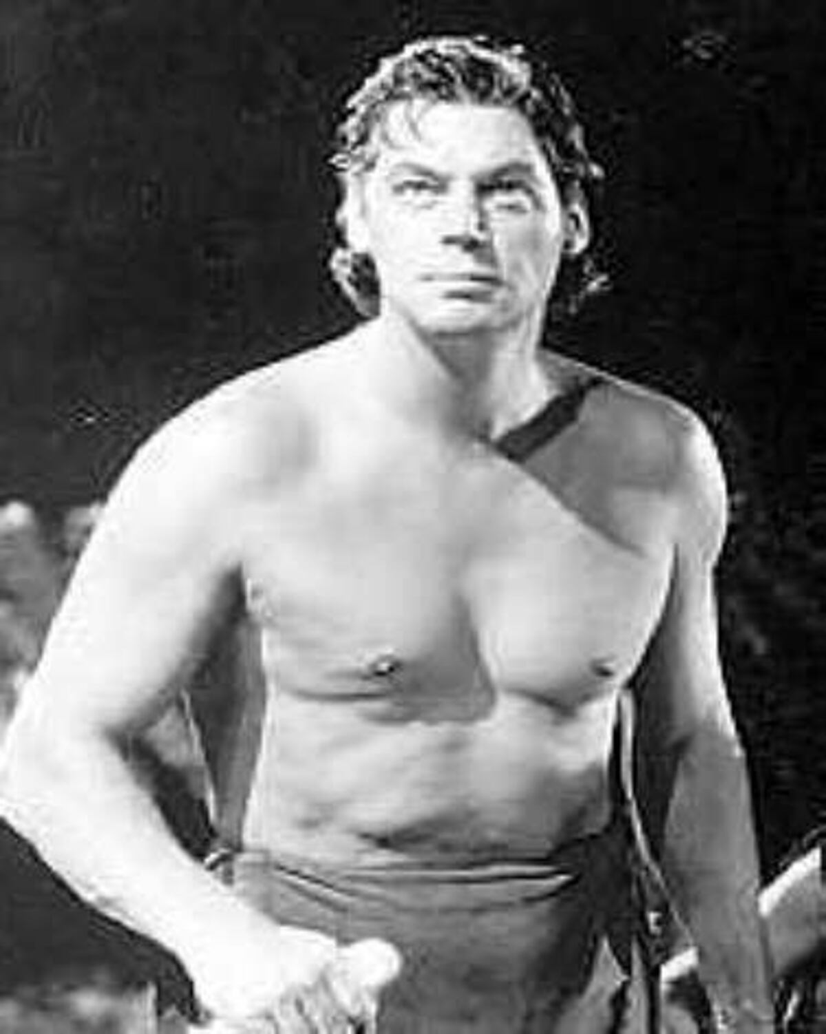 Johnny Weissmüller, deportista y actor estadounidense de origen austríaco.