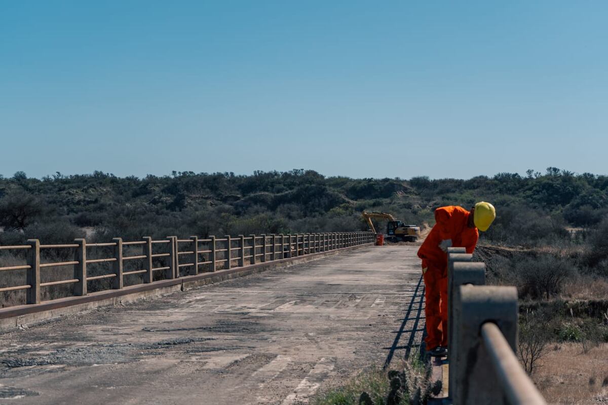 El puente reconstruido, casi listo (Vialidad Provincial)