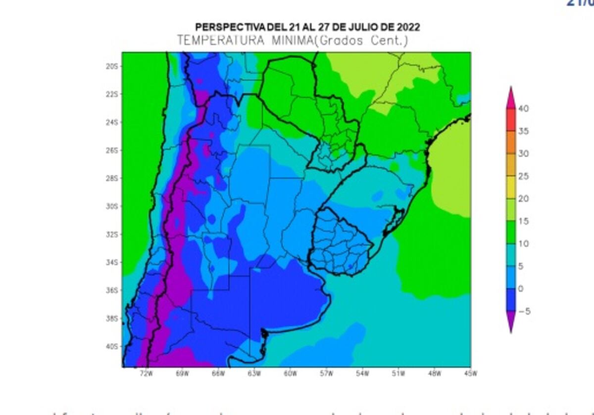 Mapa de temperaturas