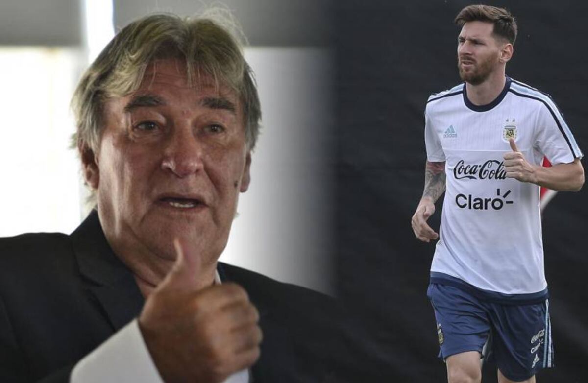 Armando Pérez en su rol de presidente de la Junta Normalizadora de AFA, fue otro de los que trabajó fuerte para el regreso de Messi a la selección.