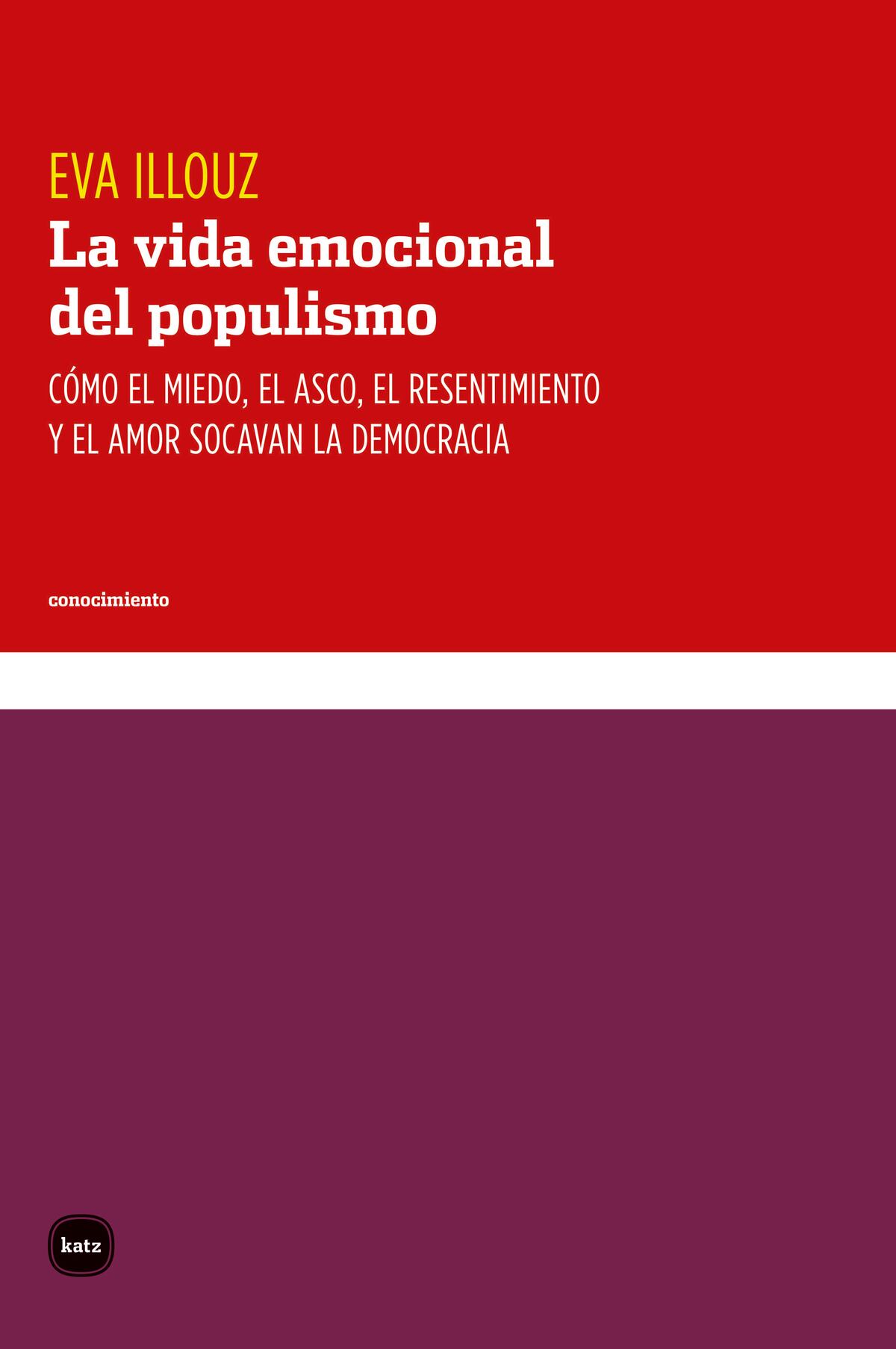 La vida emocional del populismo, de Eva Illouz. Editorial Katz.