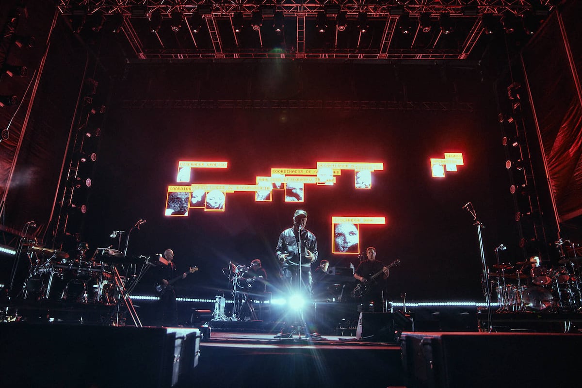 Massive Attack, muy flasheante durante su paso por Music Wins. (Gentileza Lady Miru)