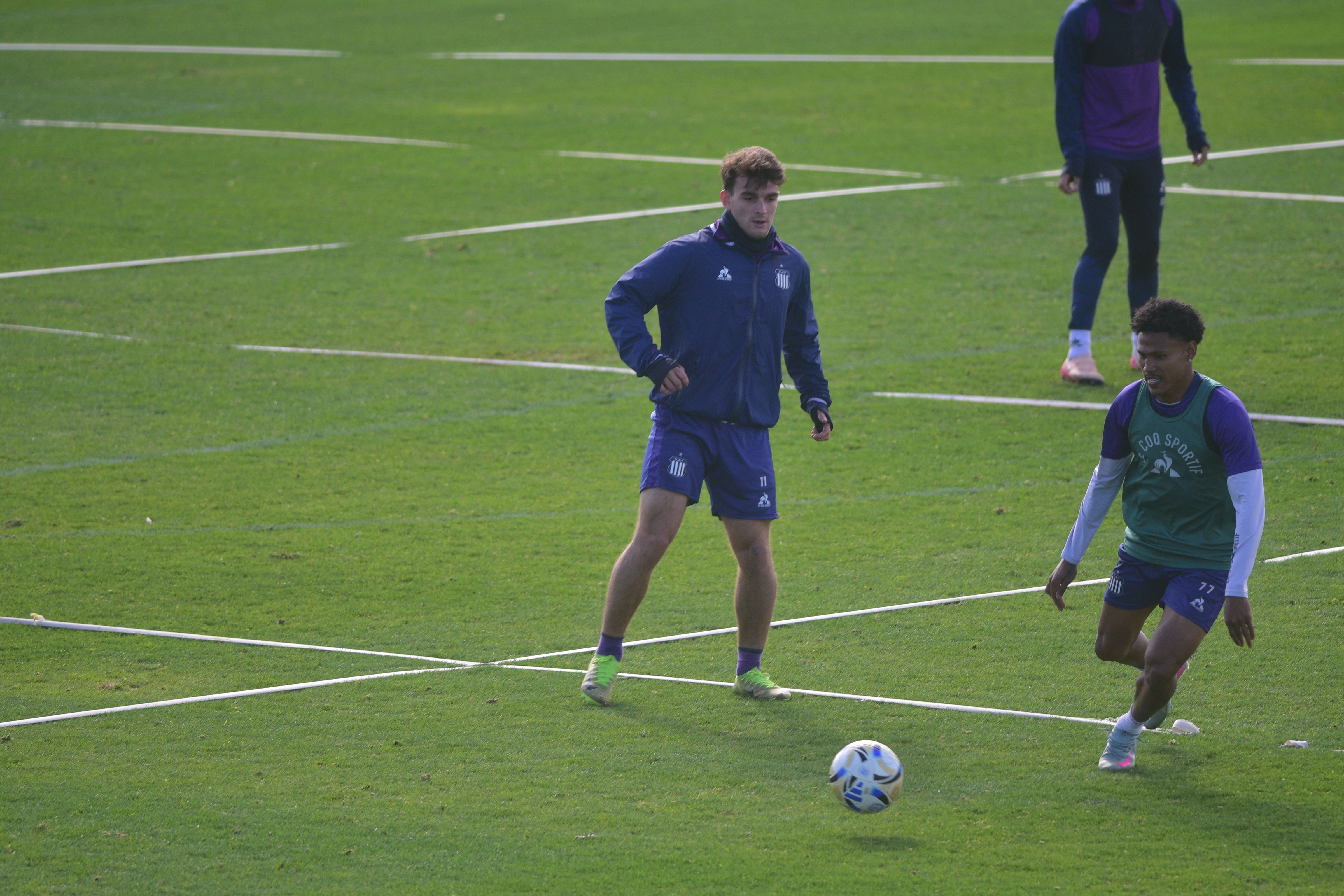 Valentín Depietri en el entrenamiento de Talleres en el Card. (Pedro Castillo / La Voz)