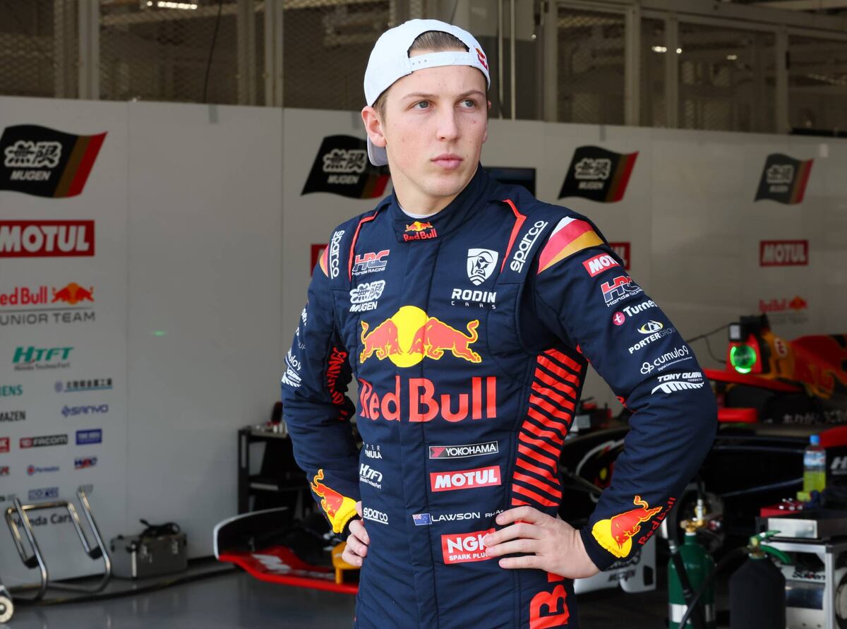 Liam Lawson vestido de Red Bull. (Prensa Liam Lawson)