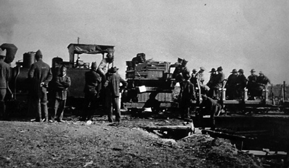 Antiguo tren de los presos del Fin del Mundo. (Archivo/Gentileza del Museo del Presidio de Ushuaia)