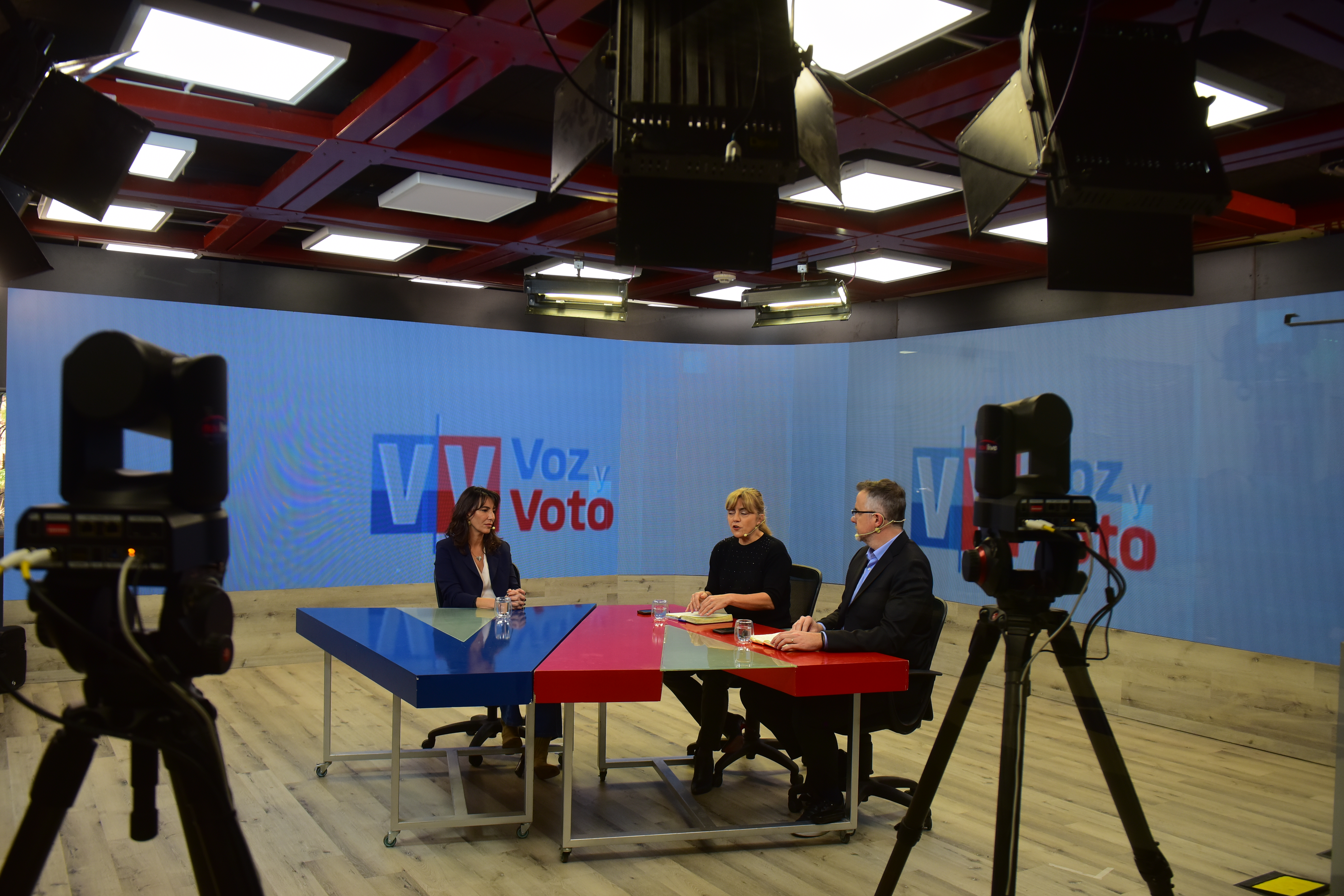 Natalia de la Sota en el programa Voz Voto 2025. (José gabriel Hernández/La Voz)