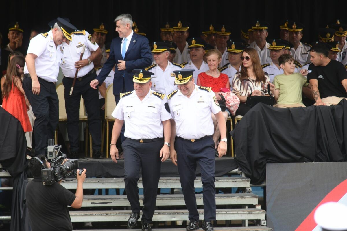 Acto de asunción del nuevo jefe de Policía. Ramiro Pereyra.
