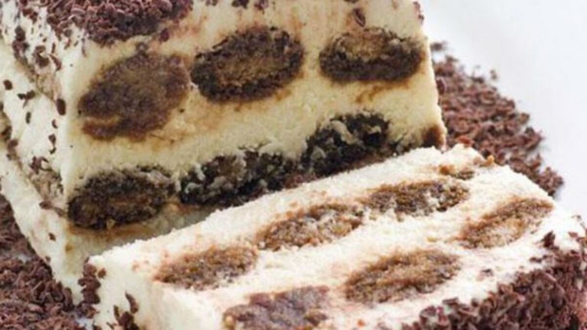 Tiramisú helado