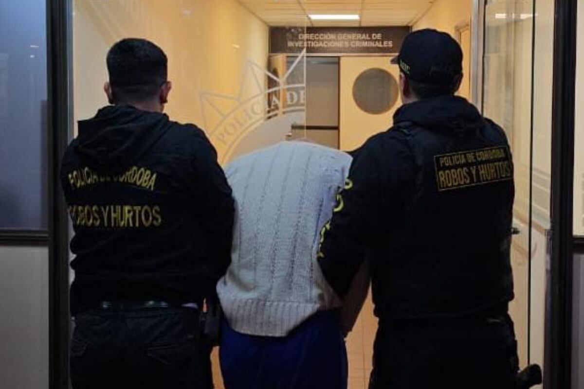 Un detenido por el crimen en el barrio El Pueblito (Policía de Córdoba).