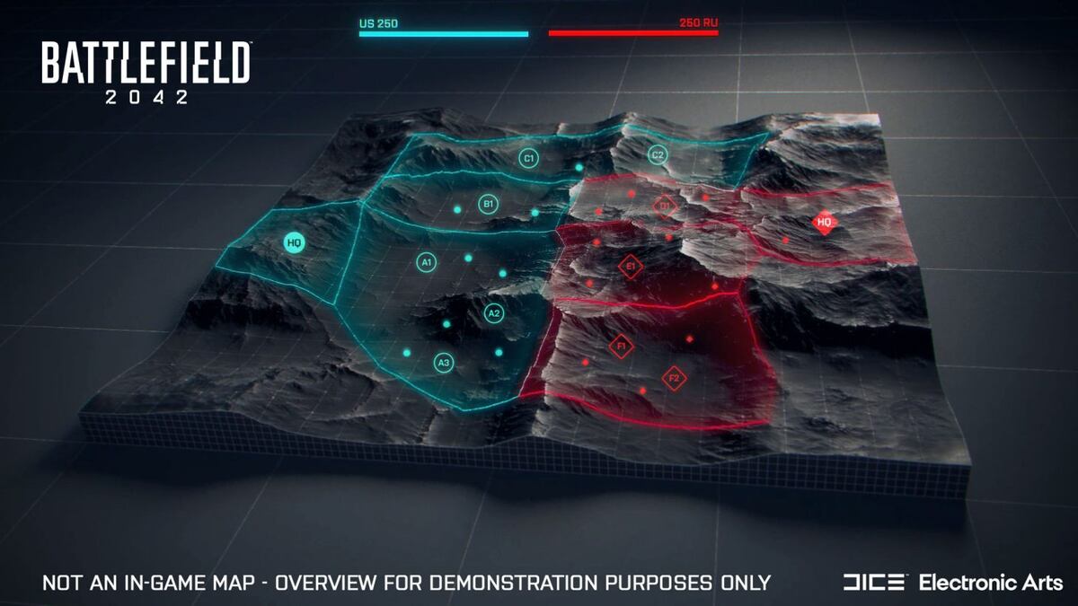 Capturas de imagen del videojuego Battlefield 2042 en una Playstation 5. (Prensa EA)