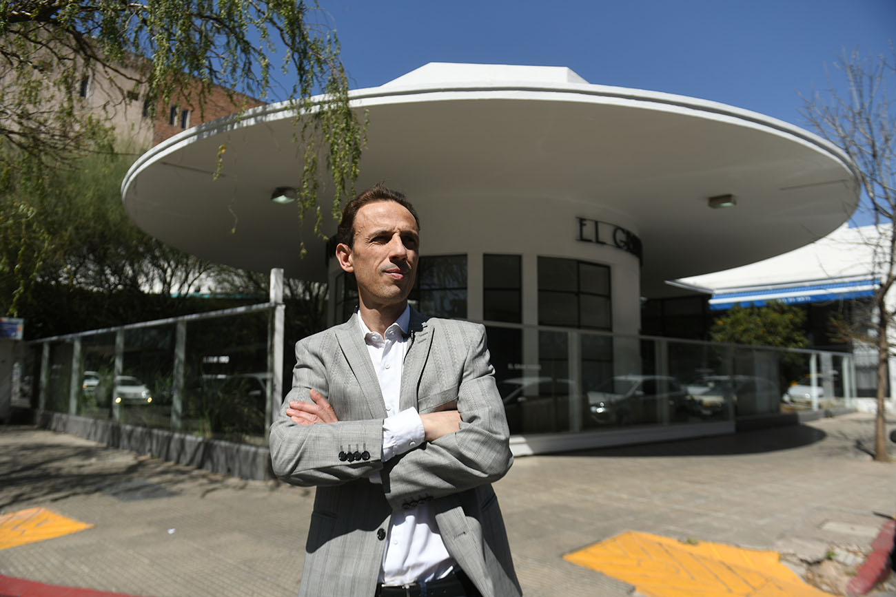 Juan Pablo Capellino, dueño de El Gran Vidrio (Ramiro Pereyra /La Voz)