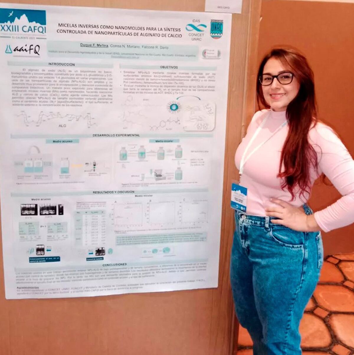 Fanny Melina Duque Lizarazo (33) creó nanopartículas con capacidad para transportar medicamentos y proteger compuestos naturales