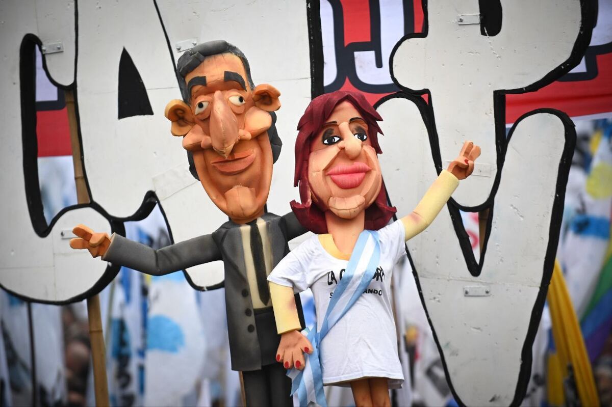 Acto de Cristina Kirchner en Plaza de Mayo. (Federico López Claro)
