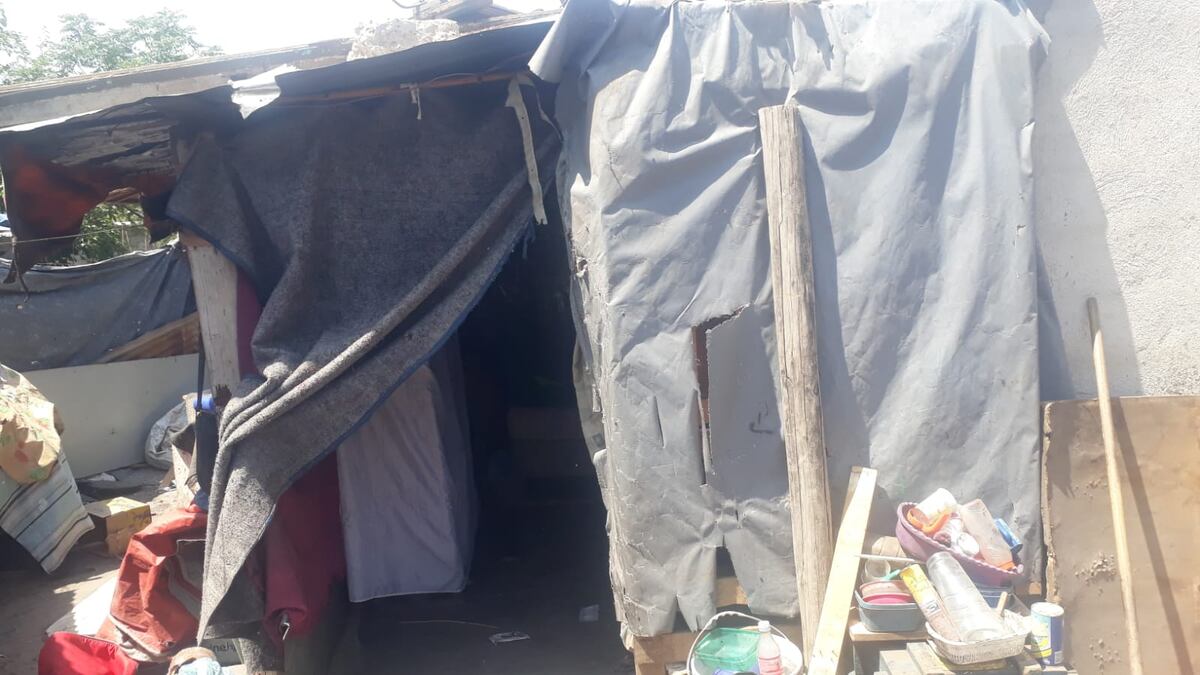 La vivienda donde actualmente se encuentran.