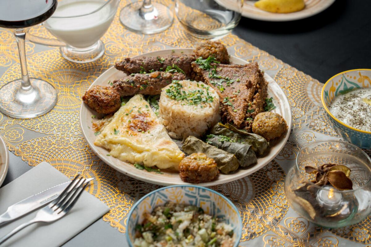 Armenian Food y su picada árabe (Gentileza).