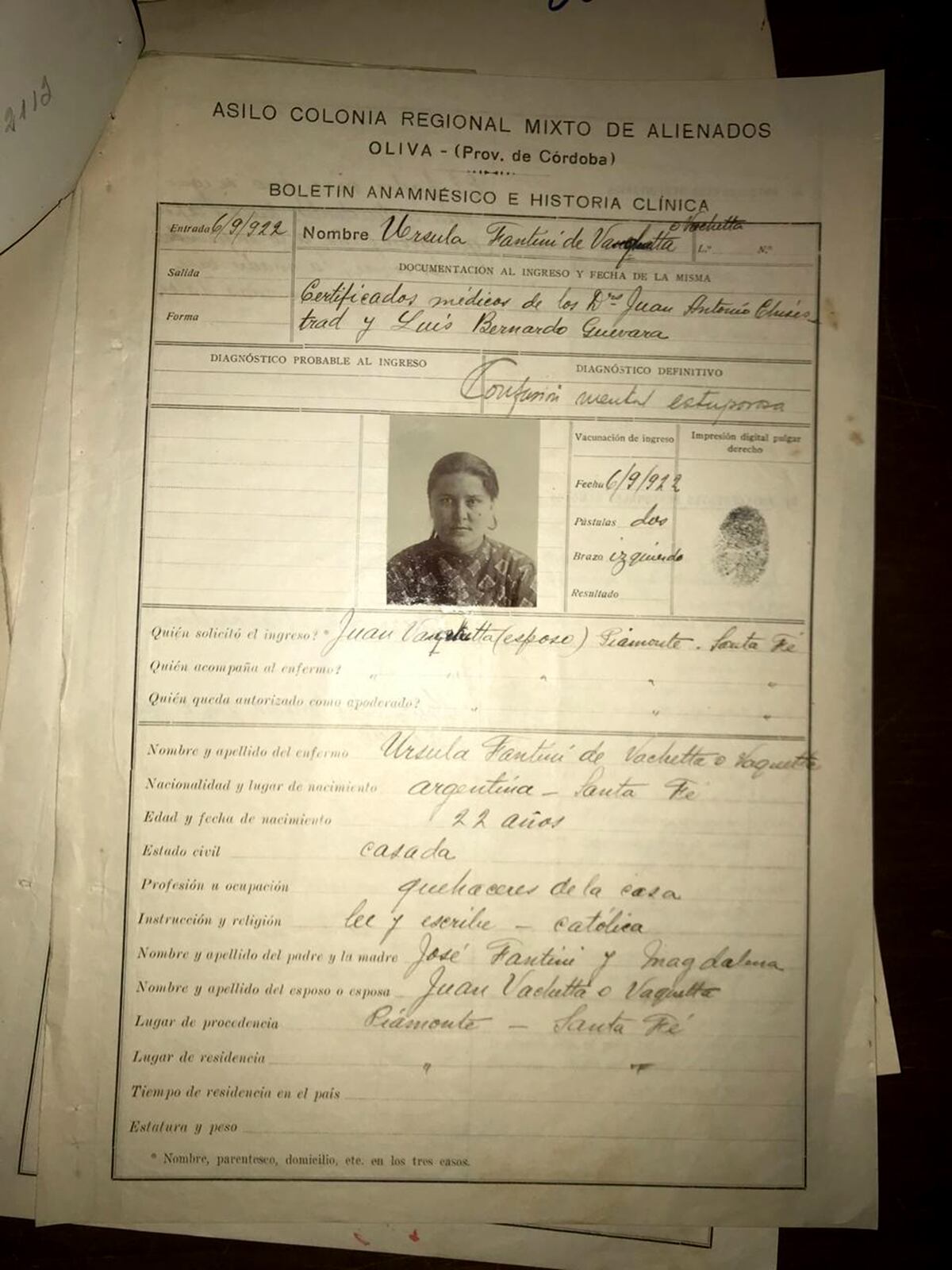 Fotos históricas de la colonia Vidal Abal de Oliva (Gentileza Jorge Ibañez)