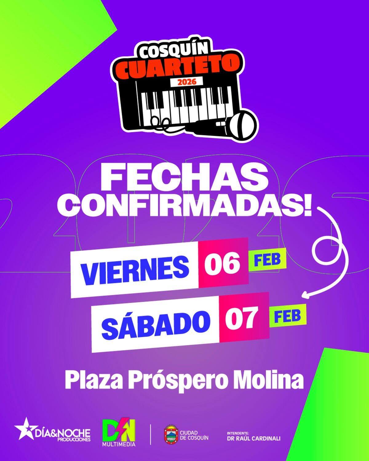 Las fechas confirmadas del Cosquín cuarteto 2026