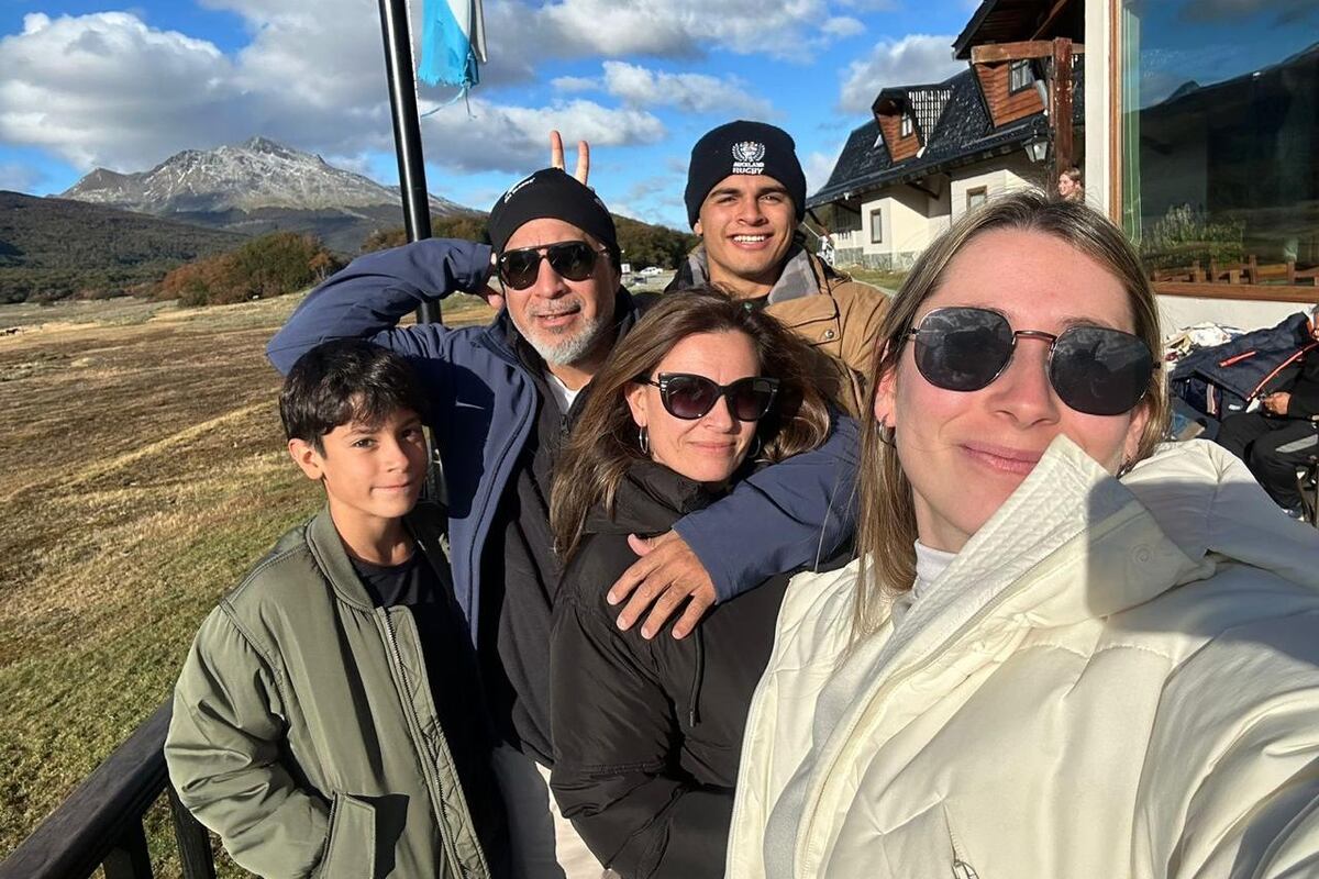 Hugo Mercau, junto a su familia (Foto: gentileza Hugo Mercau)