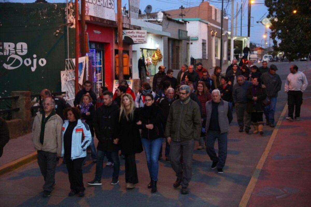 Reclamo. Una de las marchas que se hicieron en Tanti para pedir justicia por el crimen de Patricia Saad. (Archivo) 