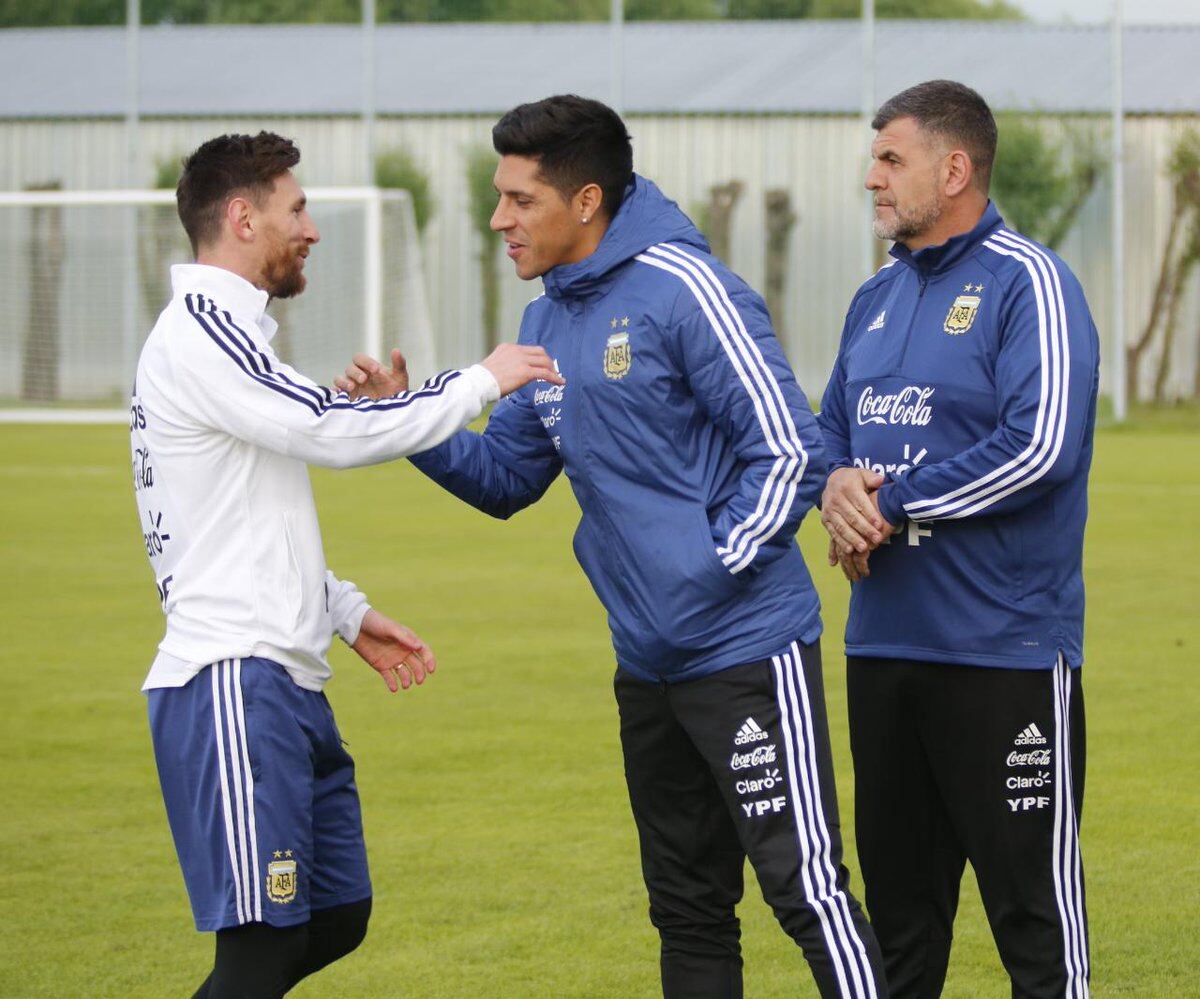 Enzo Pérez jugó dos mundiales: Brasil 2014 y Rusia 2018. (Prensa Argentina)