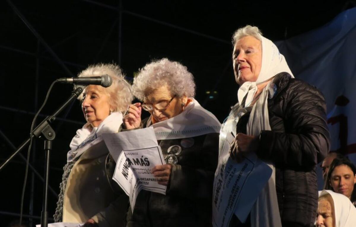 Abuelas de Plaza de Mayo (La Voz/Archivo).