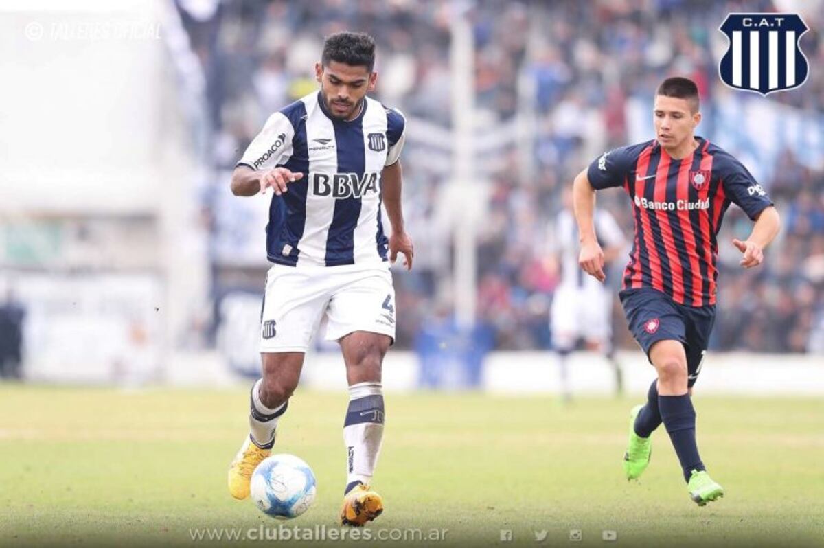 Santiago Moyano, en sus inicios en Talleres.