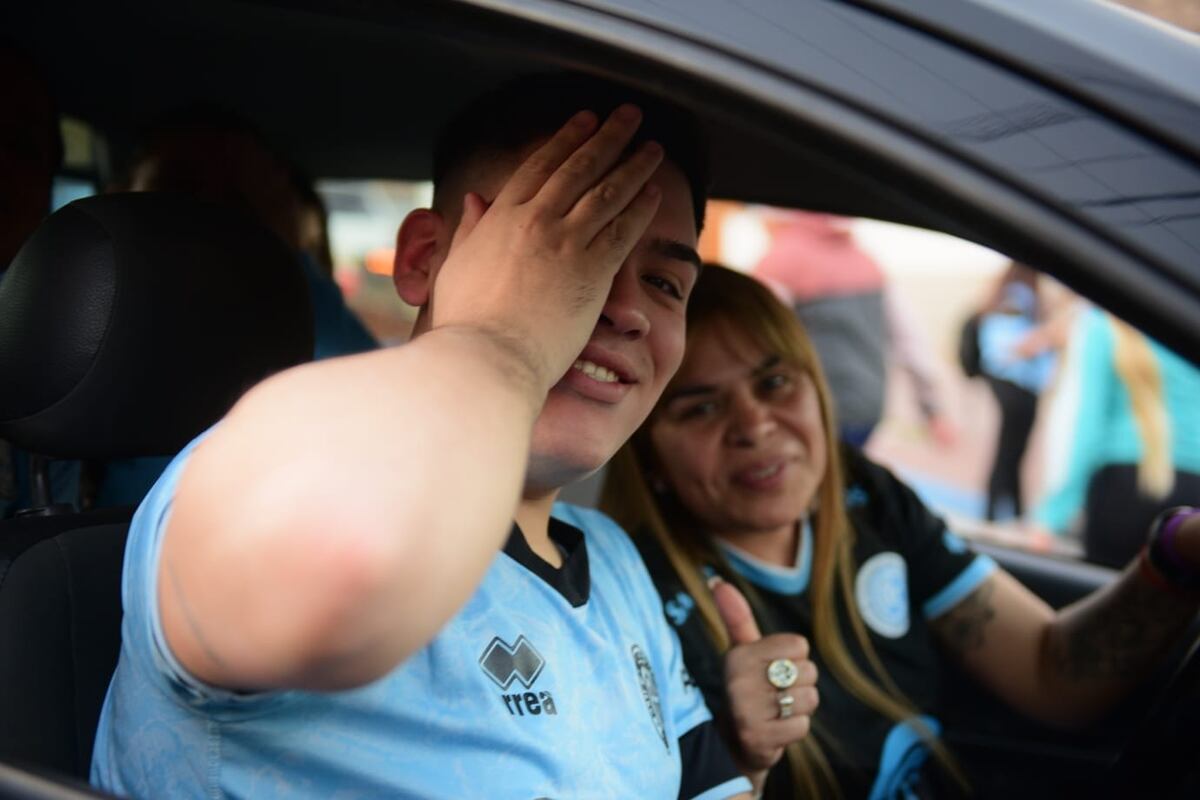 Cara 'e Cancha de Belgrano en la previa del partido con San Martín de San Juan en el Gigante de Alberdi. (José Gabriel Hernández / La Voz)