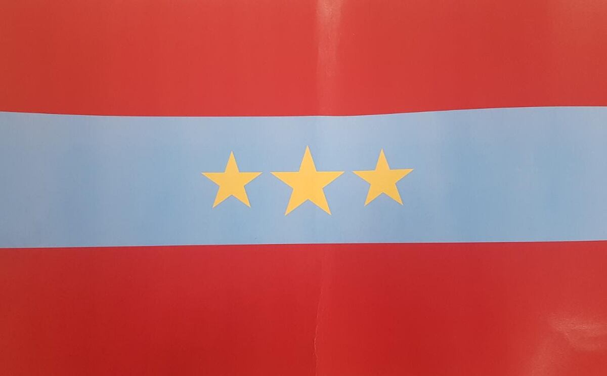 Bandera, tercer lugar.