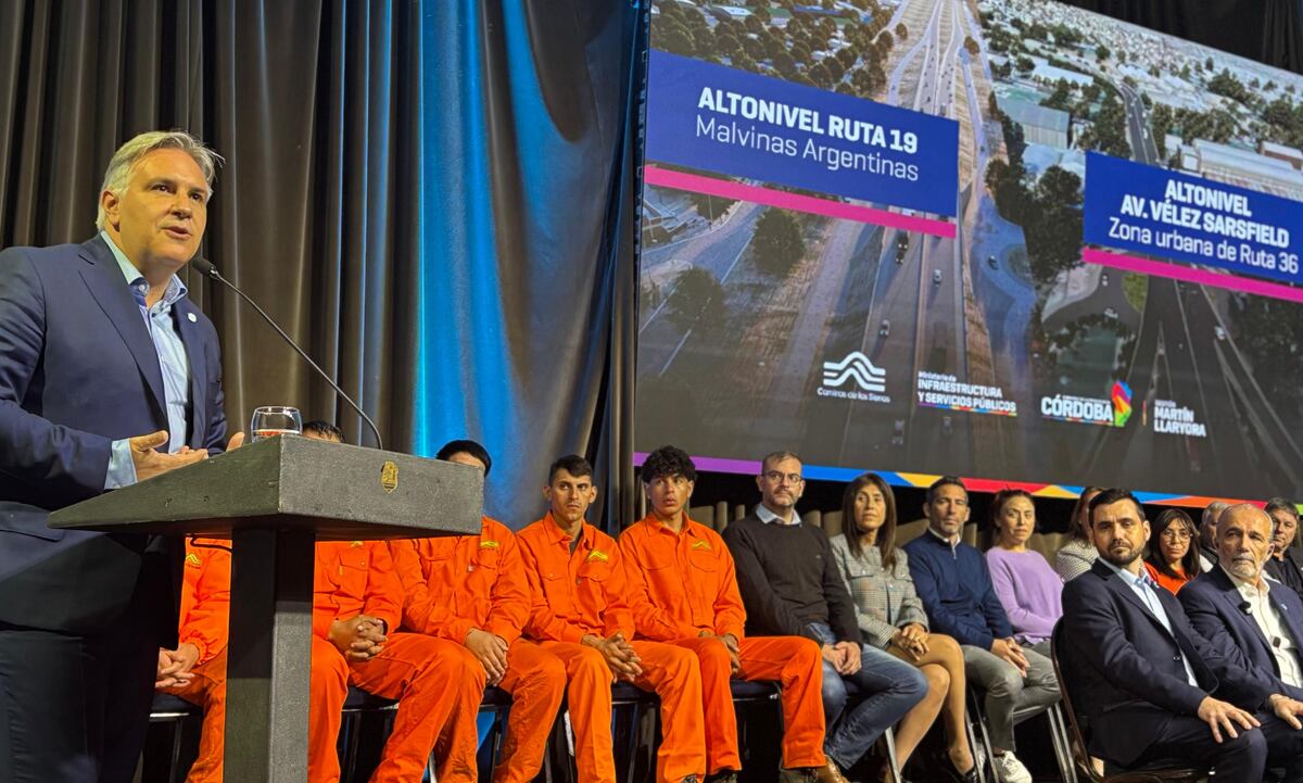 El gobernador Martín Llaryora anunció el inicio de obras de los viaductos en avenida Vélez Sarsfield y en Malvinas Argentinas (Gobierno de Córdoba).