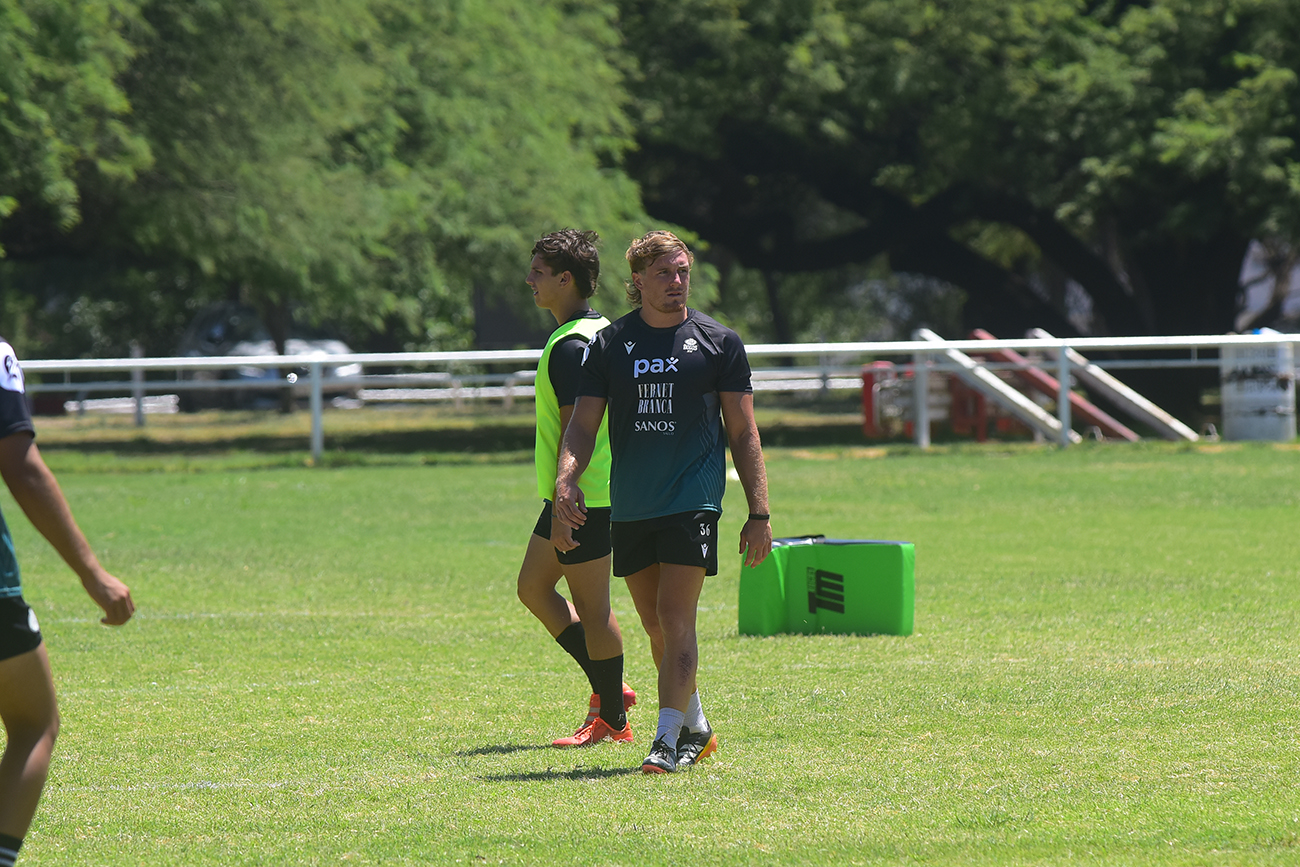 Mauricio Kember, en un entrenamiento de Dogos XV. (Pedro Castillo / La Voz)