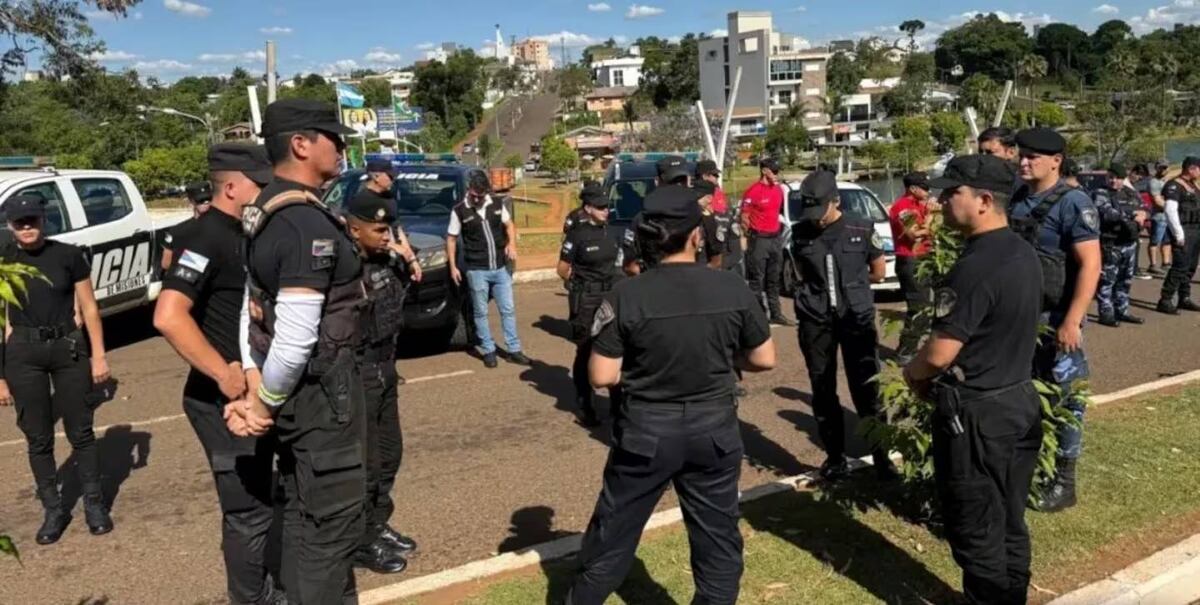 La Policía de Misiones busca intensamente a los presos fugados. (Foto: El Litoral)