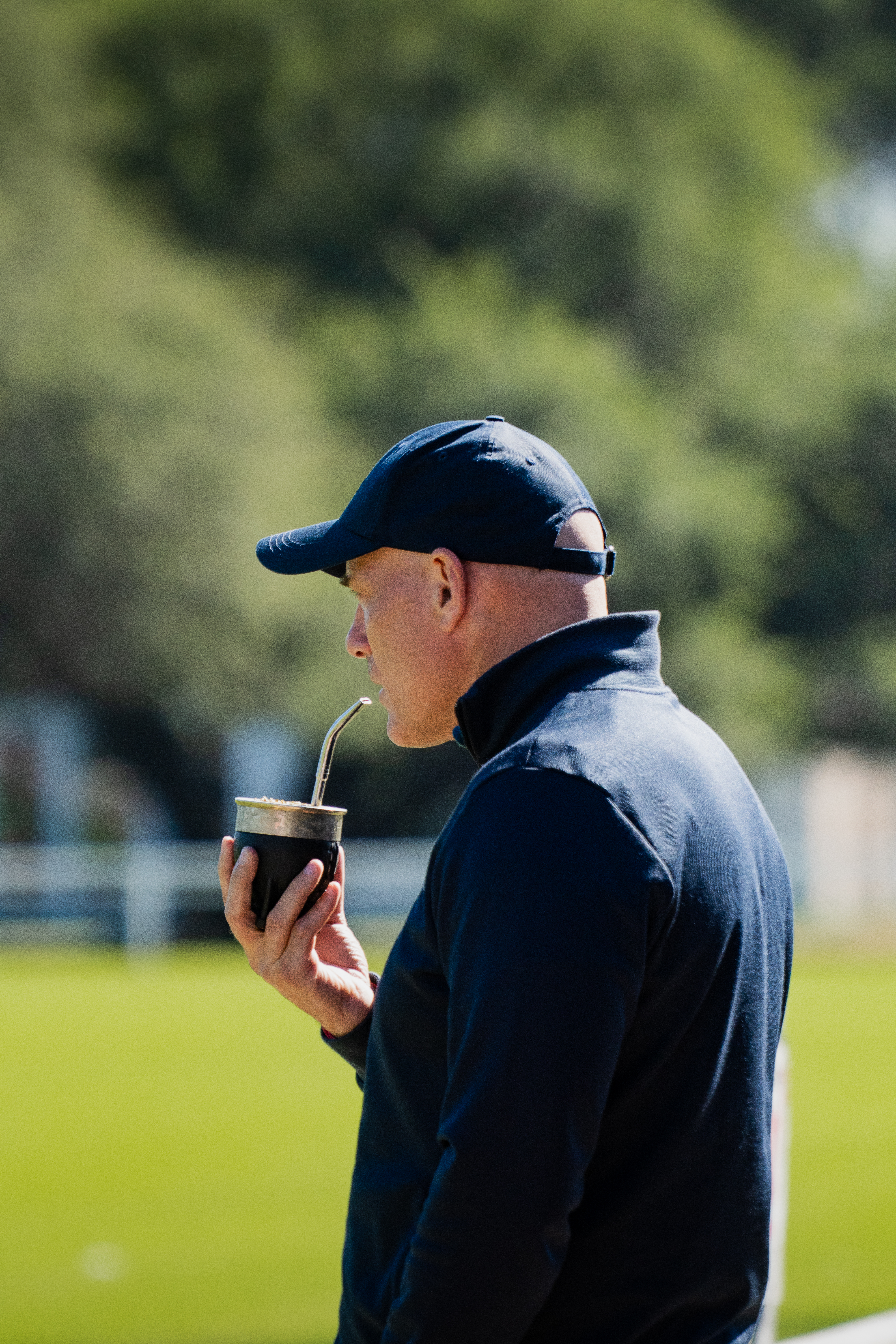 Felipe Contepomi, en uno de los entrenamientos de Dogos XV, en Jockey CC. (Prensa Dogos XV)