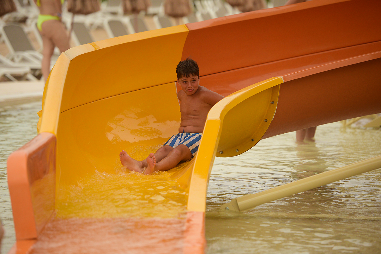 Inauguracón del Infinito Water Park será el parque acuático más grande y moderno de Argentina. (José Gabriel Hernández / La Voz)