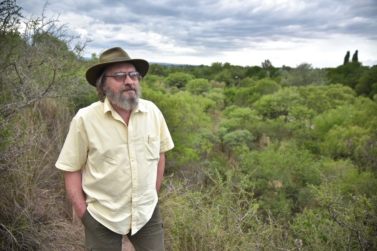 Oscar Salzgeber fue guardaparque y actor fundamental para que se creara la Reserva Natural Urbana San Martín, en la zona noroeste de la ciudad de Córdoba (Facundo Luque / La Voz).