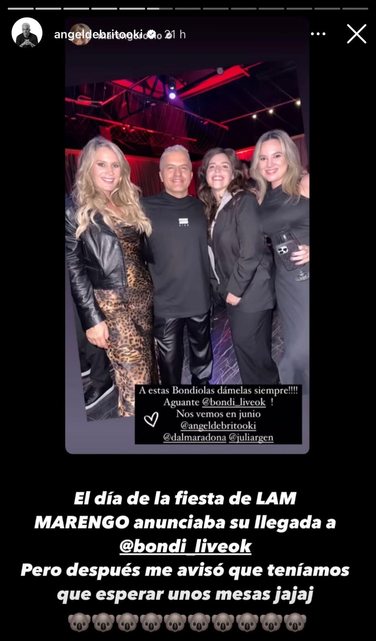 Ángel de Brito confirmó que Rocío Marengo está embarazada (Captura de pantalla)