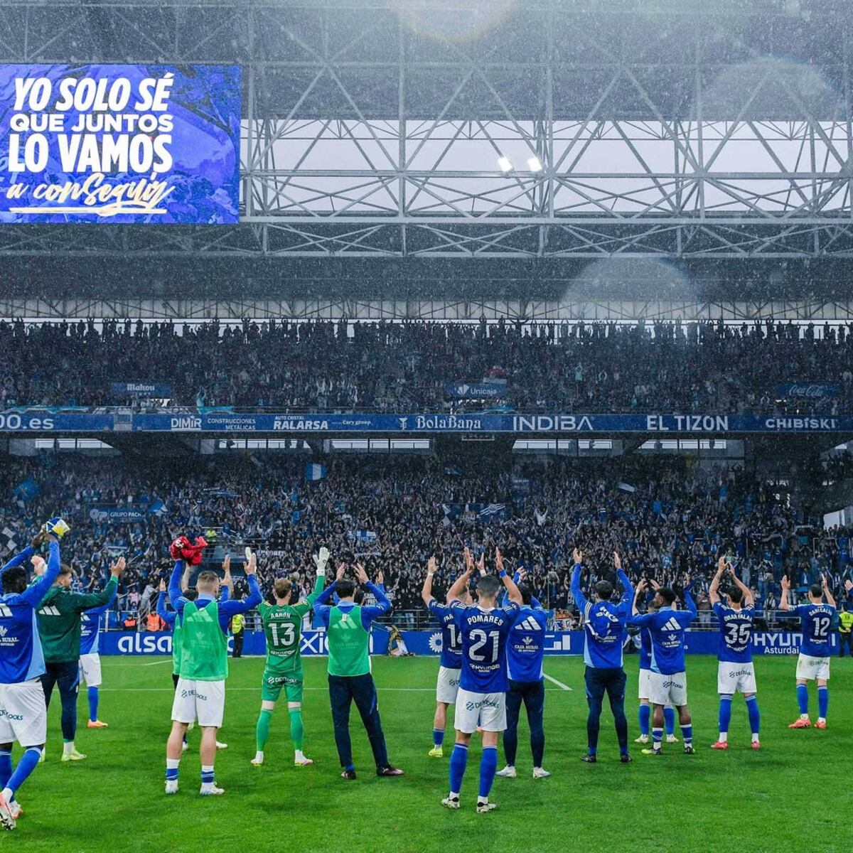 Santiago Colombatto logró el ascenso con el Oviedo de España. (Instagram Santi Colombatto).