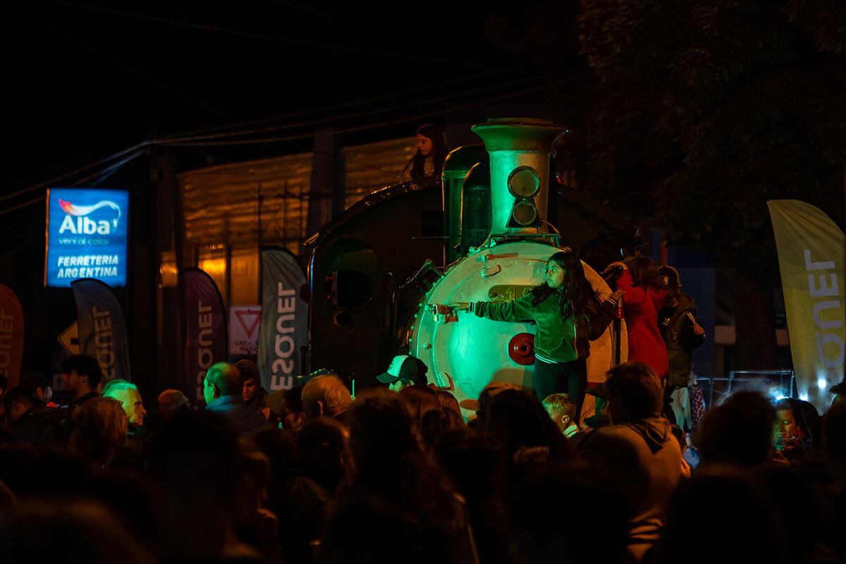 Así se vivió la celebración por los 100 años de La Trochita, en Esquel. (Foto: Turismo Esquel)