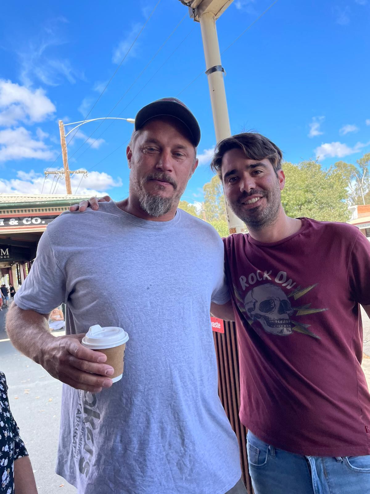 Pablo Fernández se encontró en reiteradas oportunidades con Travis Fimmel, el actor de Ragnar en Vikingos. (Vía País)