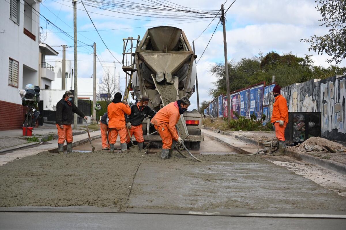 Reparación calle Martín García. (Municipalidad de Córdoba)