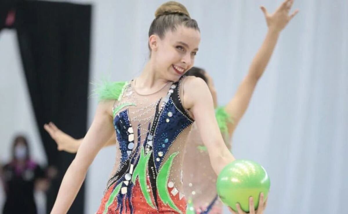 Brasil: falleció una joven promesa de la gimnasia rítmica. Isabelle Marciniak (Foto: X)